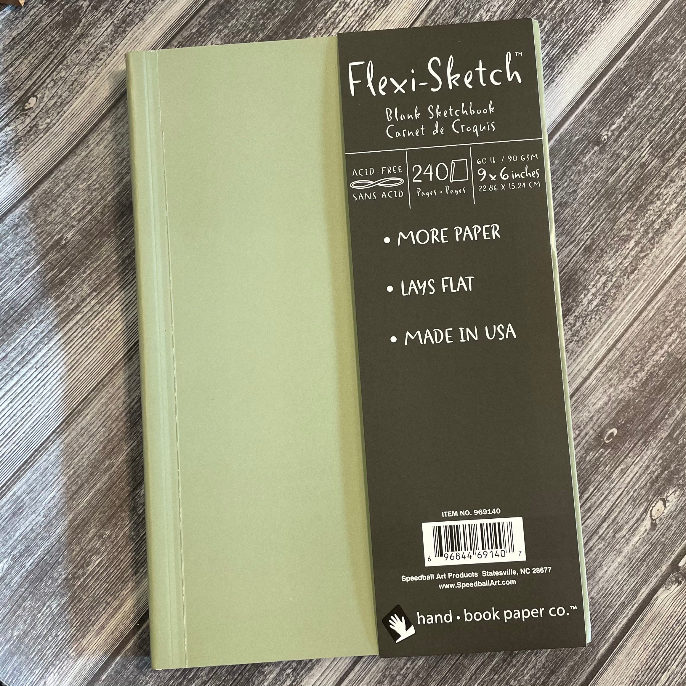 Flexi-Sketch Bound Drawing Journal 9x6